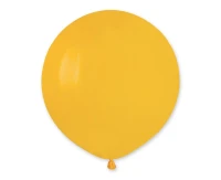 Balony Gemar 19", pastel ciemnożółte, 25szt.
