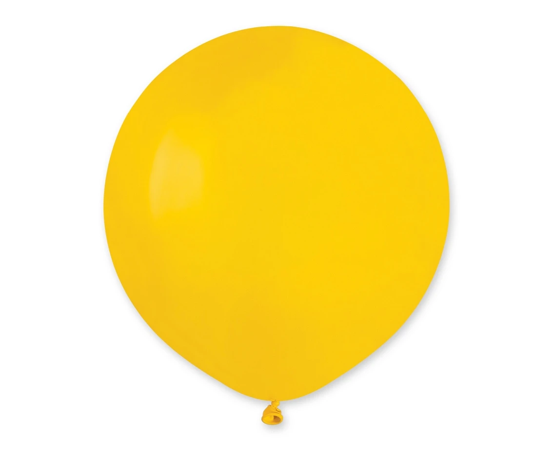 Balony Gemar 19", pastel żółte, 25szt.