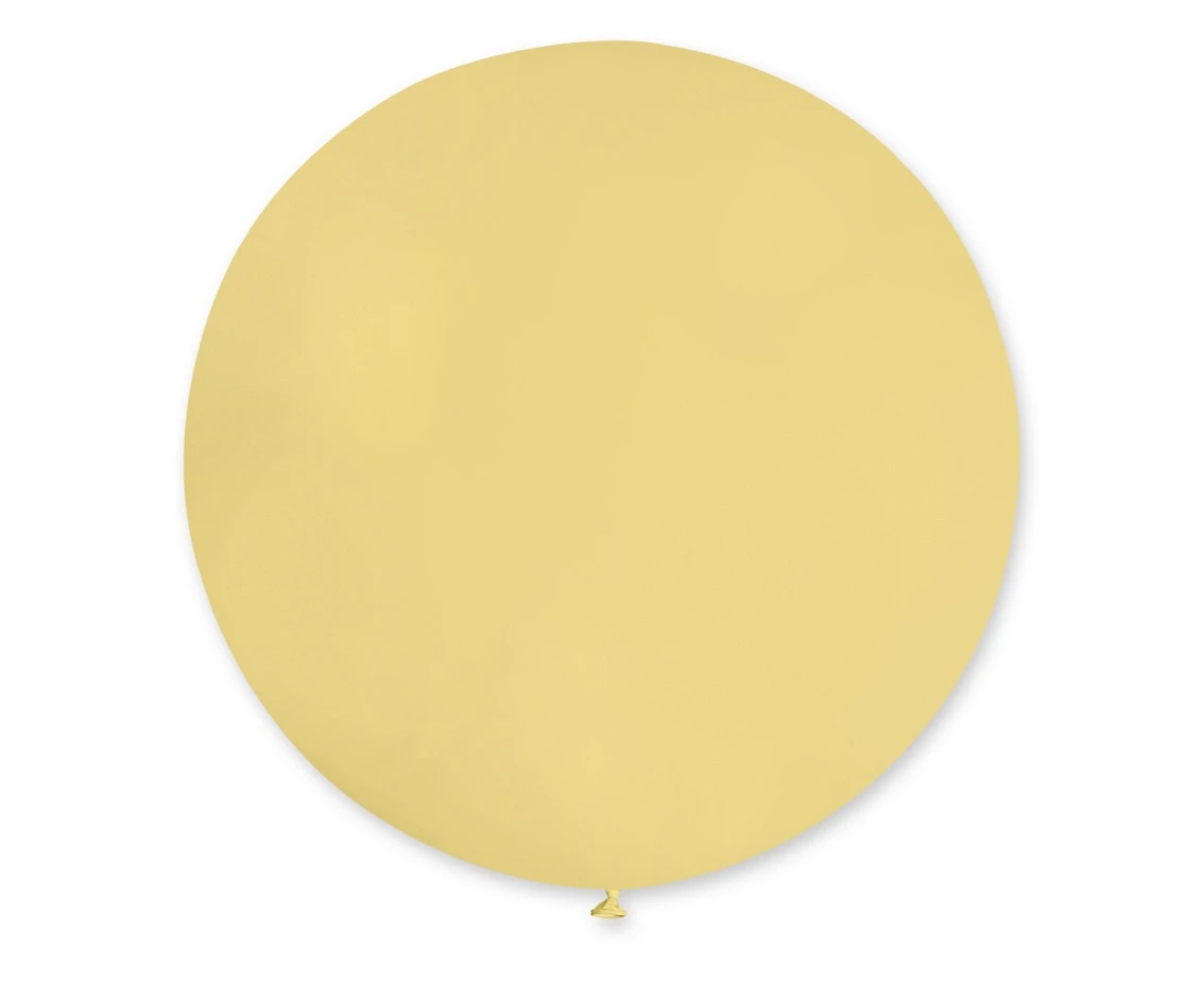 Balony Gemar 19", pastel musztardowe, 25szt.