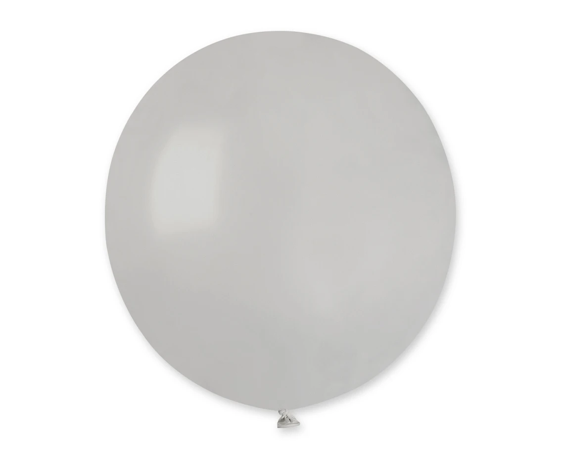 Balony Gemar 19", pastel szare, 25szt.