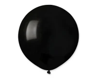 Balony Gemar 19", pastel czarne, 25szt.