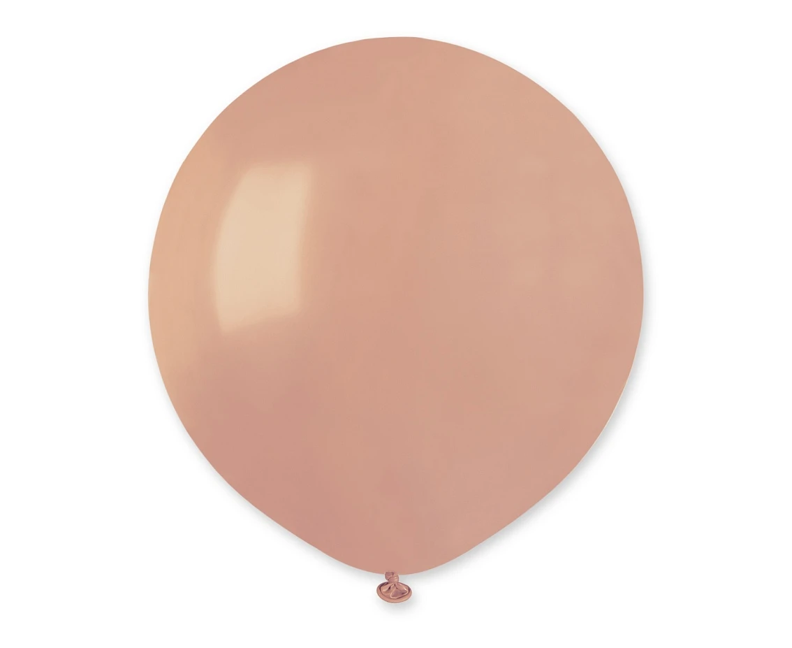 Balony Gemar 19", pastel przygaszone różowe, 25szt.