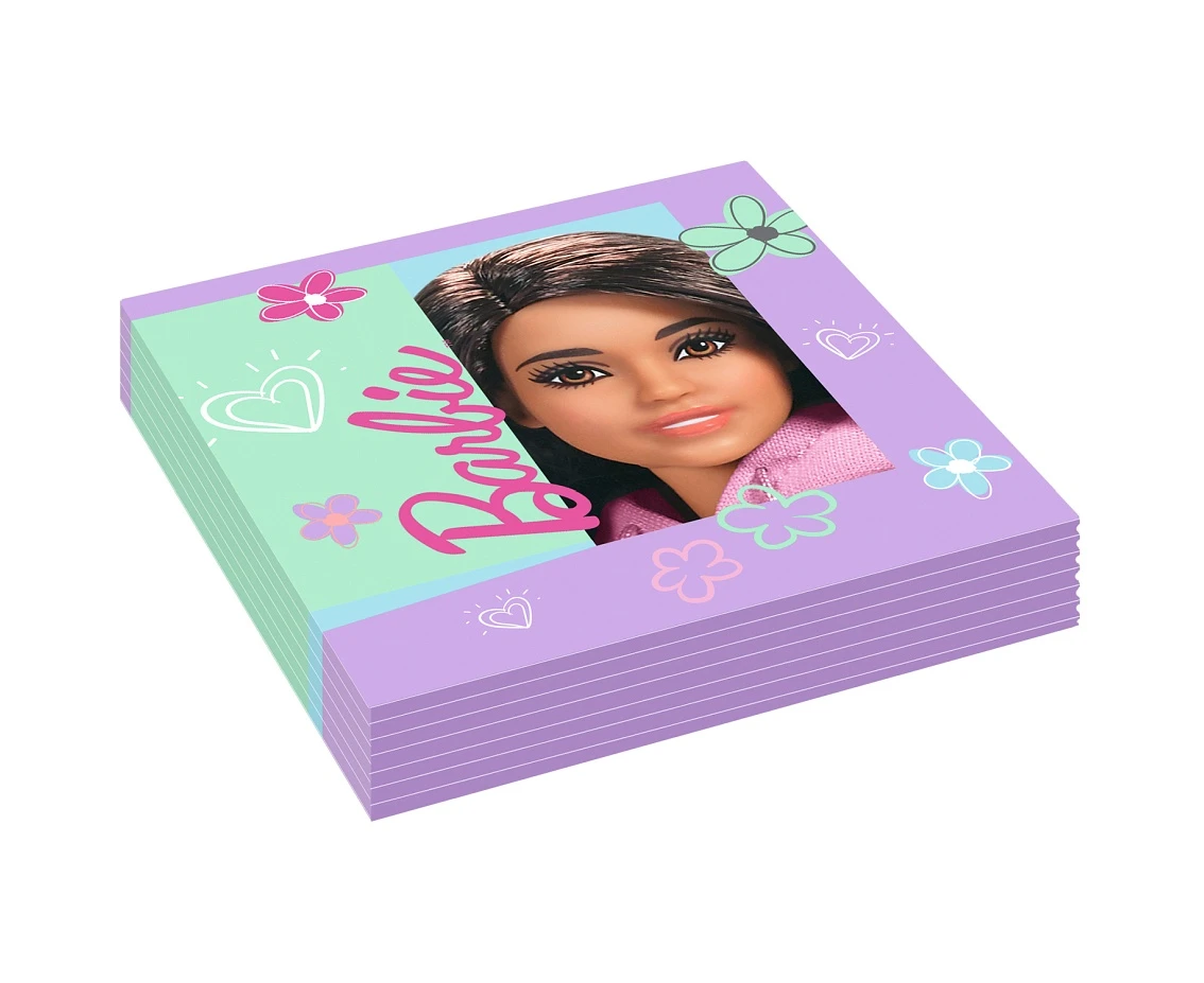 Serwetki papierowe Barbie sweet life, 33 x 33 cm KK