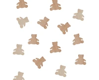 Drewniane konfetti Miś (2,5x2,5 cm) , (FSC), 13g KK