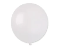 Balony Gemar 19", metalik białe, 25szt.