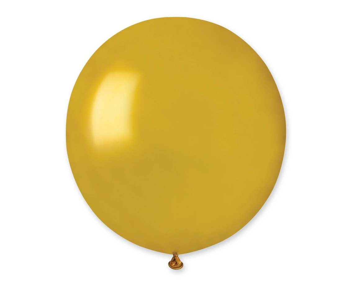 Balony Gemar 19", metalik złote, 25szt.