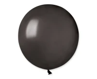 Balony Gemar 19", metalik czarne, 25szt.