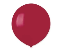 Balony Gemar 19", pastel burgundowe, 25szt.
