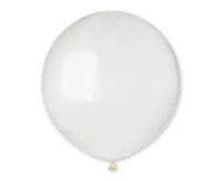 Balony Gemar 19", pastel transparentne, 25szt.