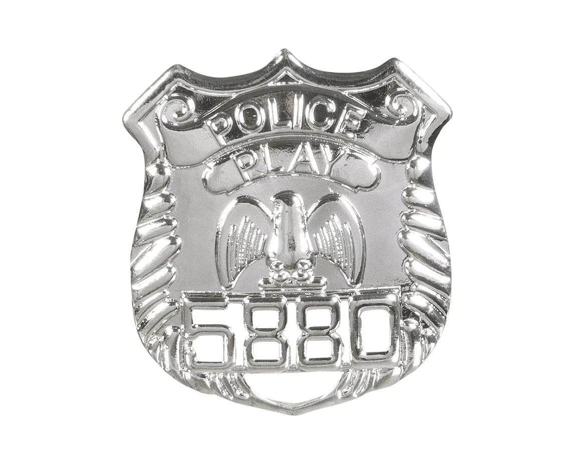 Zestaw dla dorosłych Police (czapka, okulary, odznaka, pałka 33 cm)