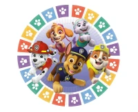 Talerzyki papierowe Paw Patrol, okrągłe, 23 cm, 8 szt. KK