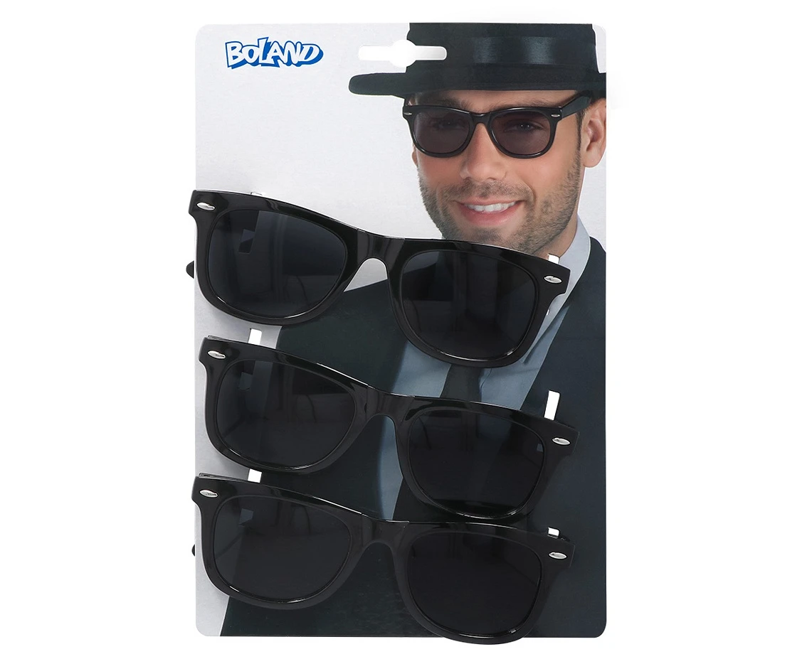 Okulary Party Blues, 3 szt.