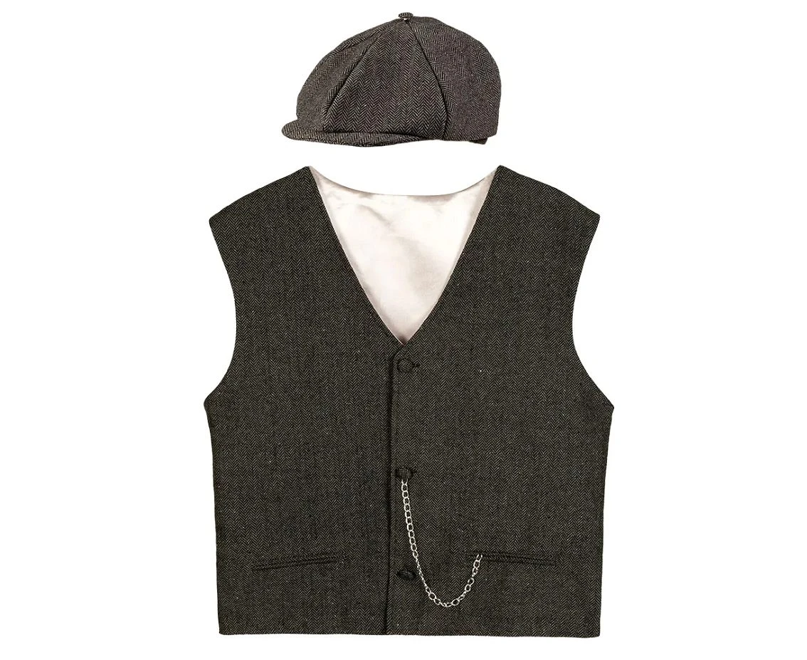 Zestaw dla dorosłych Brytyjczyk (beret, kamizelka), rozm. M/L