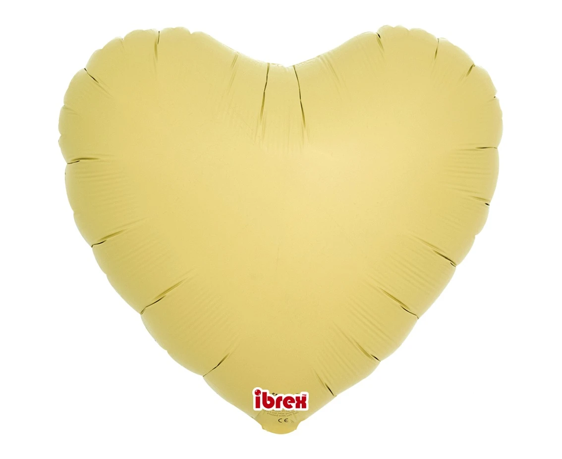 Balon Ibrex Hel, serce 14", Ice Orange, 5 szt.