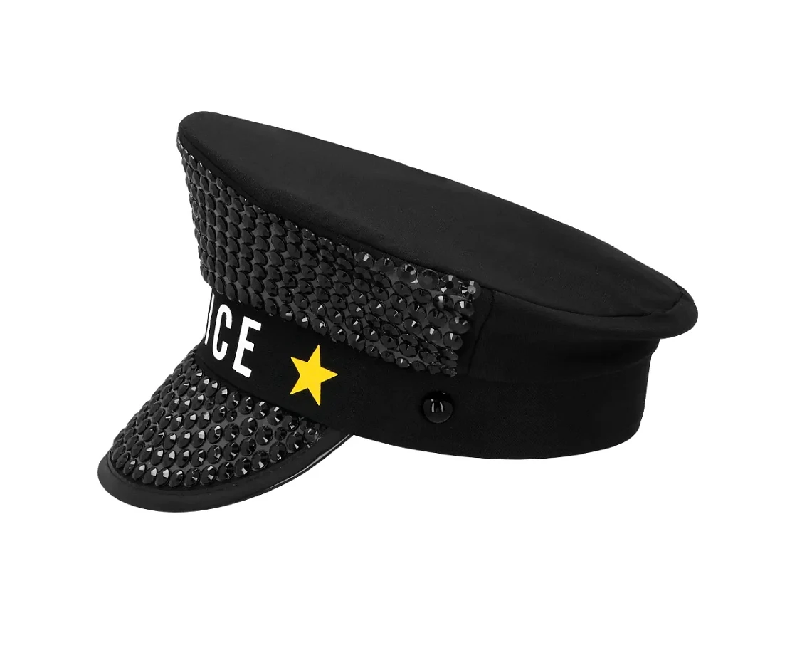 Czapka dla dorosłych Police, błyszcząca