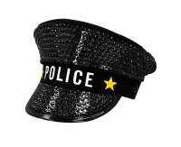 Czapka dla dorosłych Police, błyszcząca