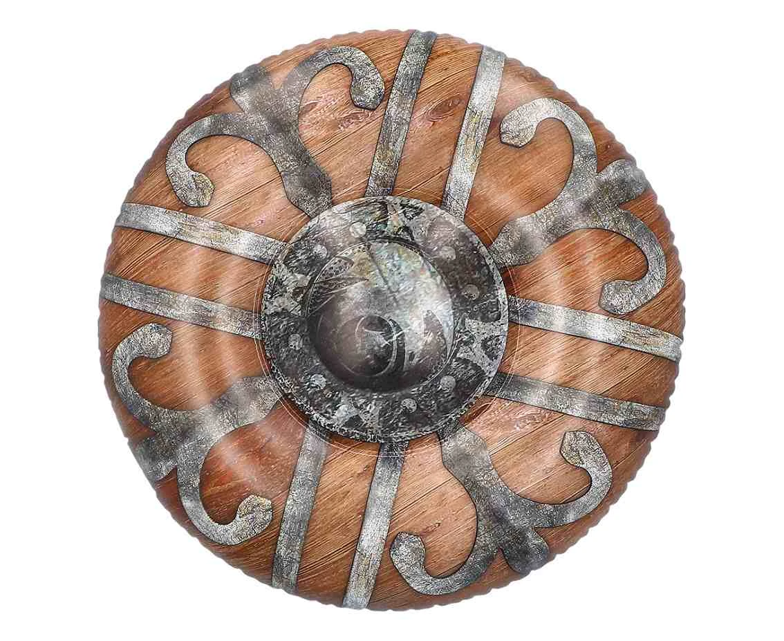 Zestaw Wikinga, miecz (58 cm) i tarcza (45 cm), dmuchane
