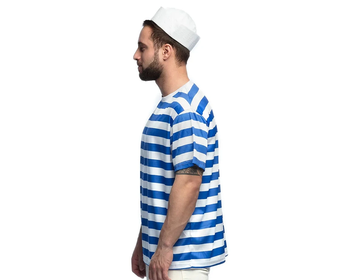 Zestaw dla dorosłych Marynarz (koszulka, czapka), rozm. M/L
