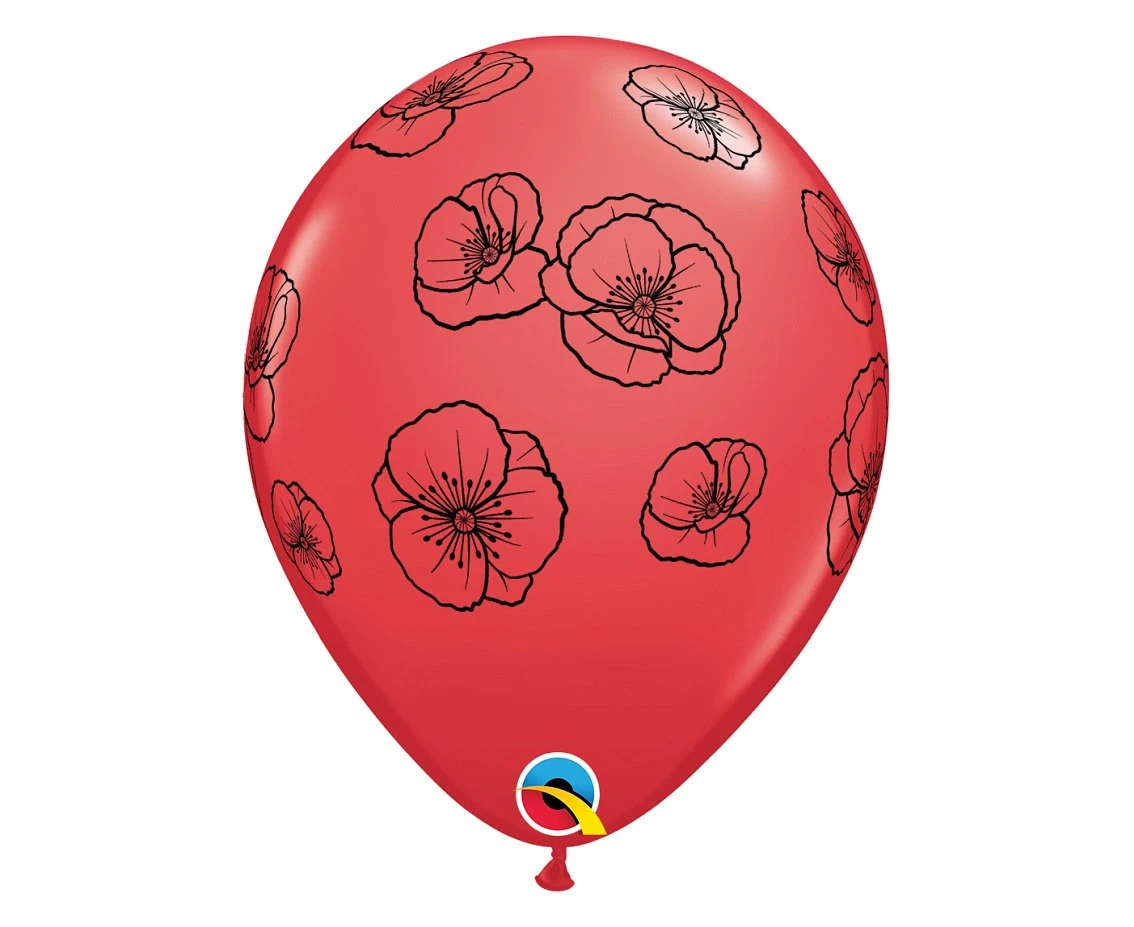 Balony Anagram 11", QL czerwone, 25szt. KK
