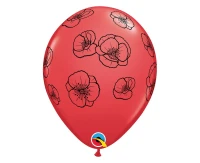 Balony Anagram 11", QL czerwone, 25szt. KK