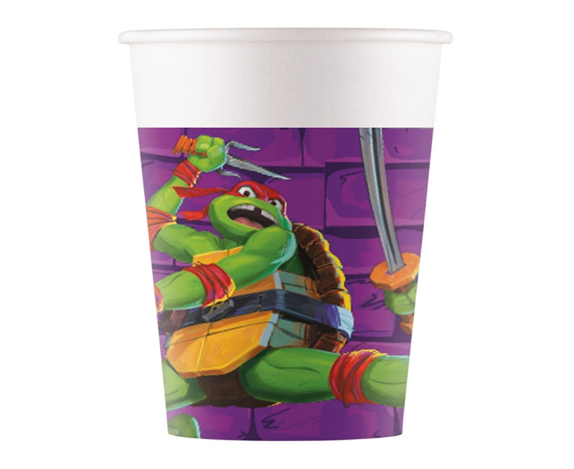 Kubeczki papierowe Teenage Mutant Ninja Turtle Nickelodeon, 200ml, 8 szt. (SUP label) KK