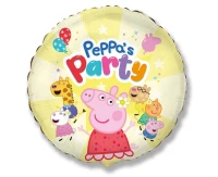 Balon foliowy 18" FX - Peppa's Party, niepakowany