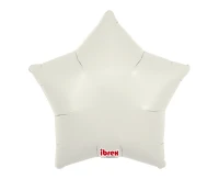 Balon Ibrex Hel, gwiazda 15", Cloud Gray, 5 szt.