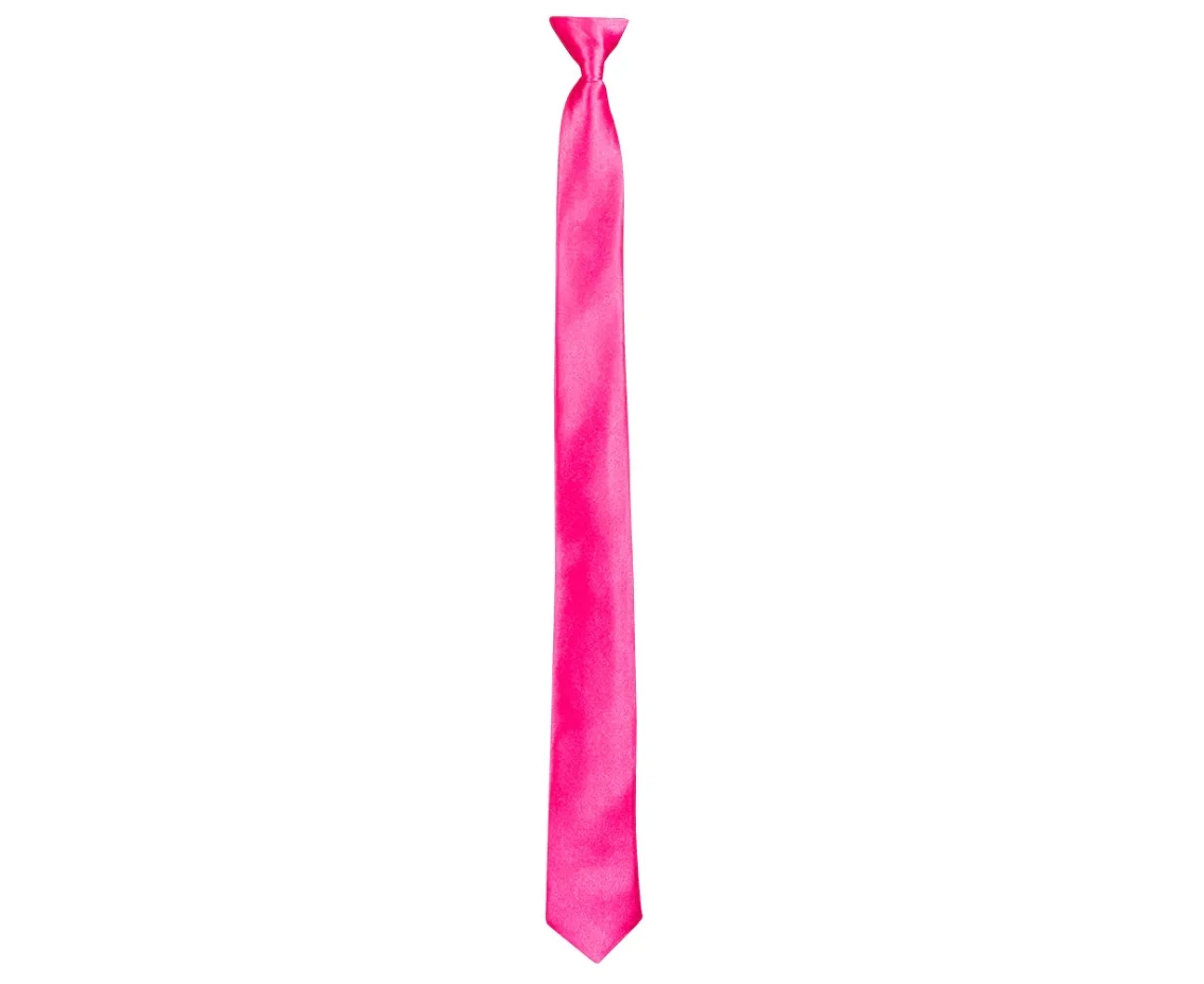 Krawat błyszczący, neon mix, 50 cm, 1 szt. kk