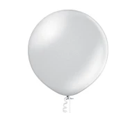 Balony B&C 24", metalik srebrne, 2szt.
