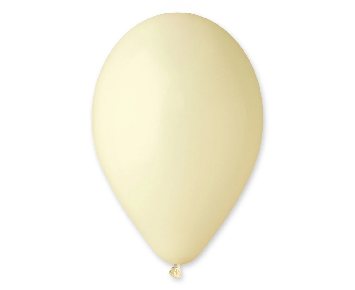Balony Gemar 12", pastel maślane, 100szt.