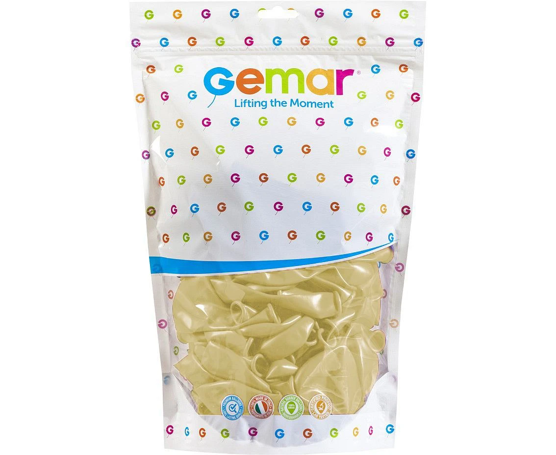 Balony Gemar 13", pastel maślane, 50szt.