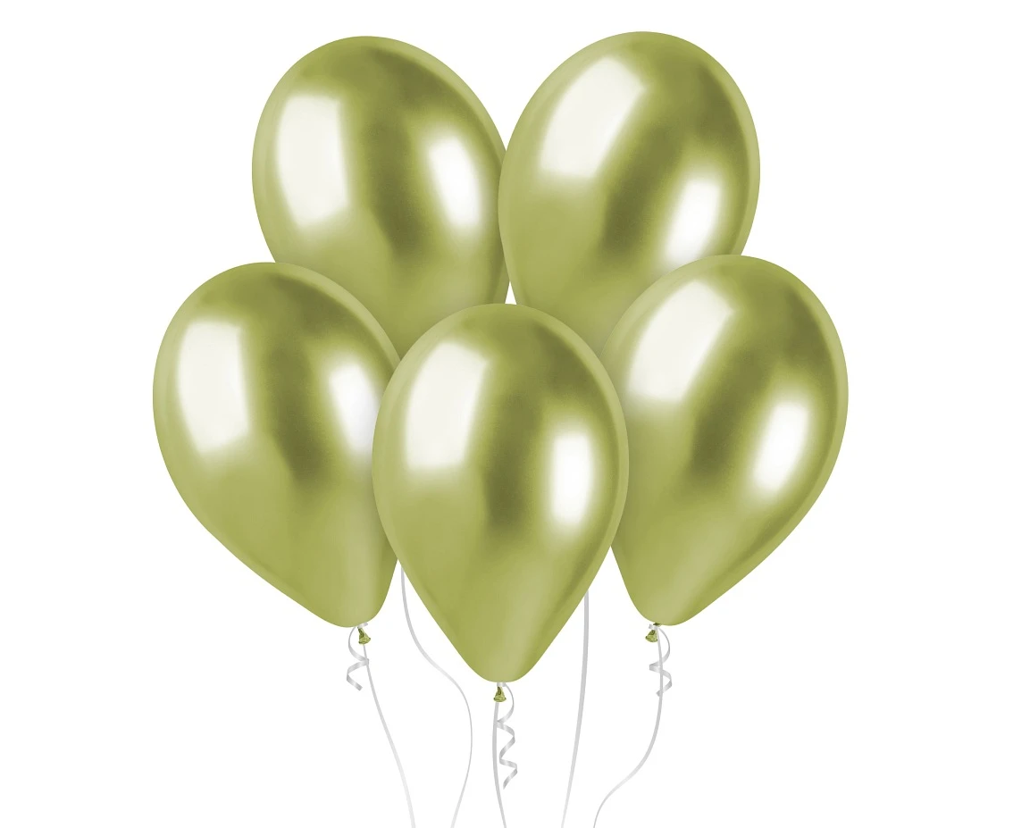 Balony Gemar 13", shiny zieleń kiwi, 50szt.