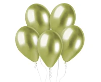 Balony Gemar 13", shiny zieleń kiwi, 50szt.