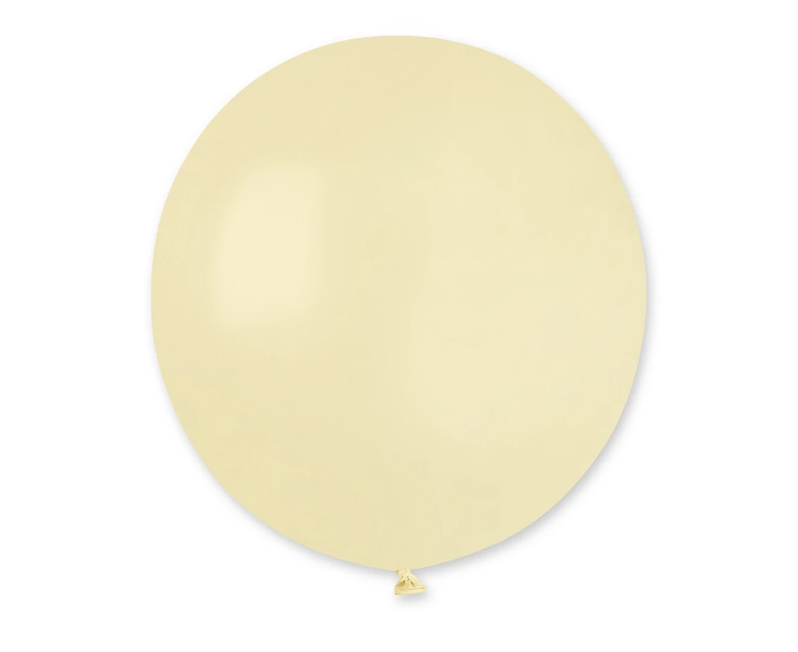 Balony Gemar 19", pastel maślane, 25szt.