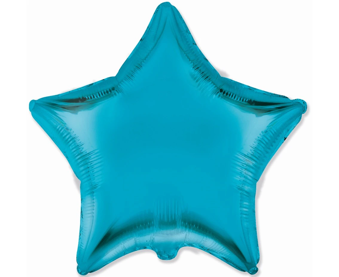 Balon foliowy 18" FX - Gwiazda (satynowy capri), niepakowany KK
