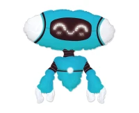 Balon foliowy 24" FX - Robot Blue (opak. papierowe), pakowany KK