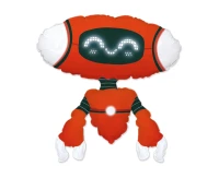 Balon foliowy 24" FX - Robot Red (opak. papierowe), pakowany KK