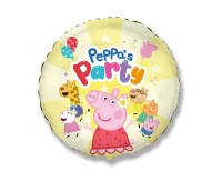 Balon foliowy 18" FX - Peppa Party's (opak. papierowe), pakowany