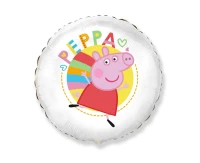 Balon foliowy 18" FX - Peppa White (opak. papierowe), pakowany
