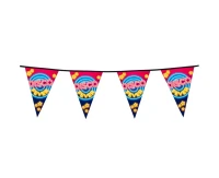 Girlanda flagi DISCO FEVER, 30 x 20 cm, 6 m.
