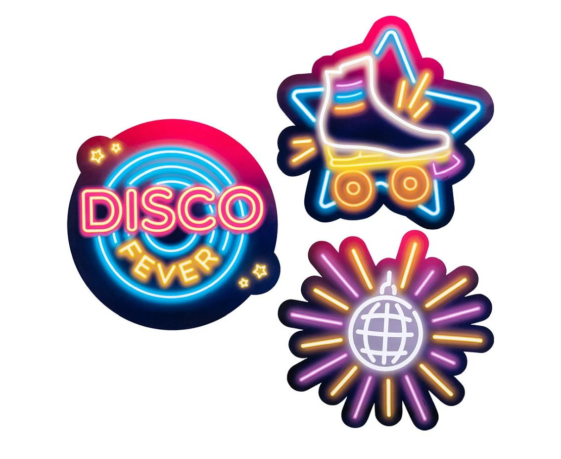 Dekoracja Disco Fever, 29 x 30 cm
