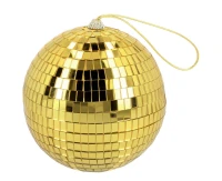Kula Disco, złota, 15 cm