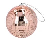 Kula disco, różowozłota, 15 cm