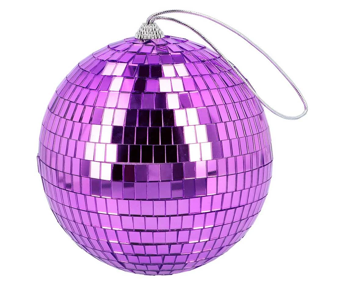 Kule disco, fioletowa, 15 cm