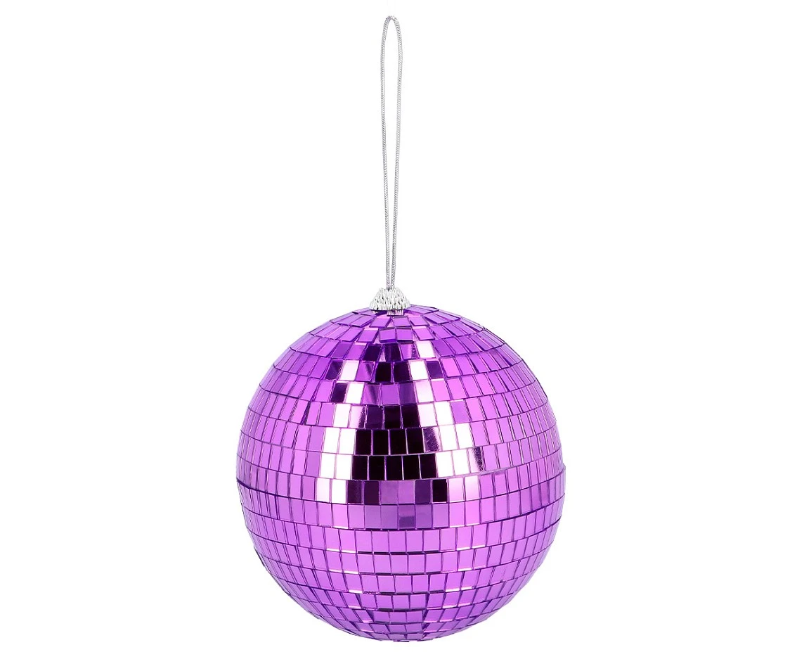 Kule disco, fioletowa, 15 cm