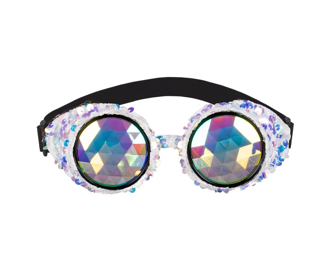 Okulary party Mirage, srebrne