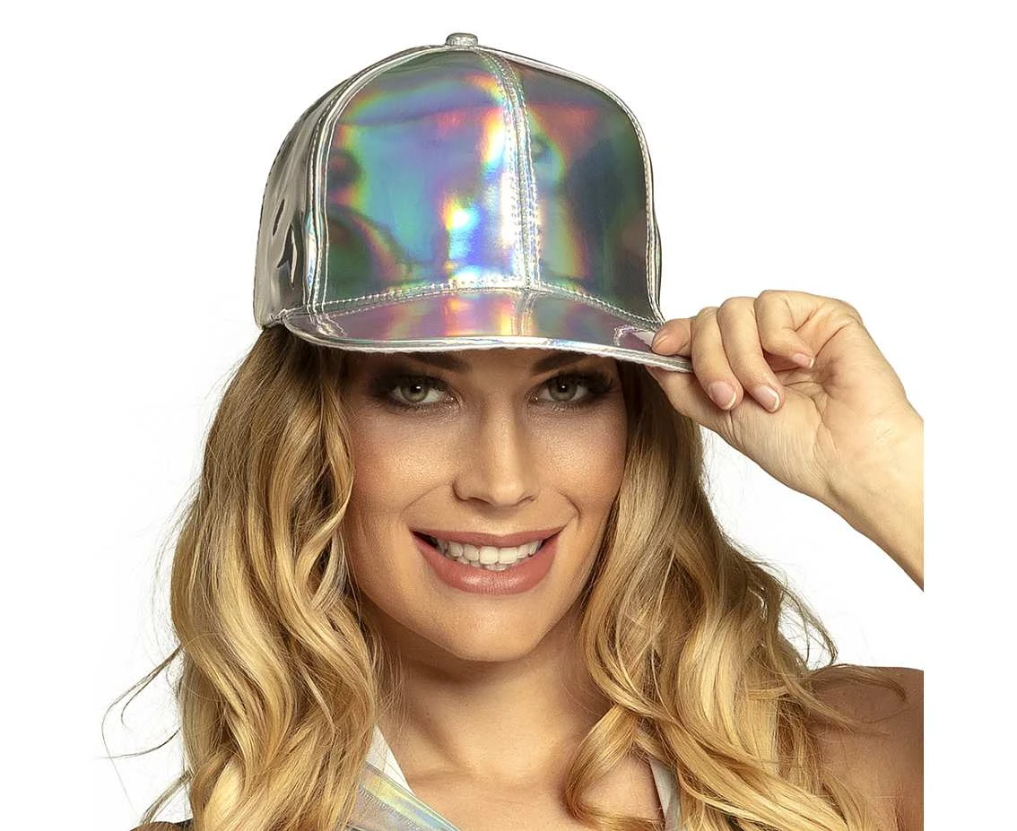 Czapka z daszkiem, holograficzna
