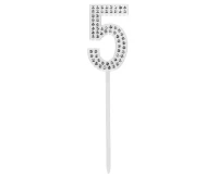 Piker diamentowy na tort 5, 2,5 x 10, 5 cm KK.