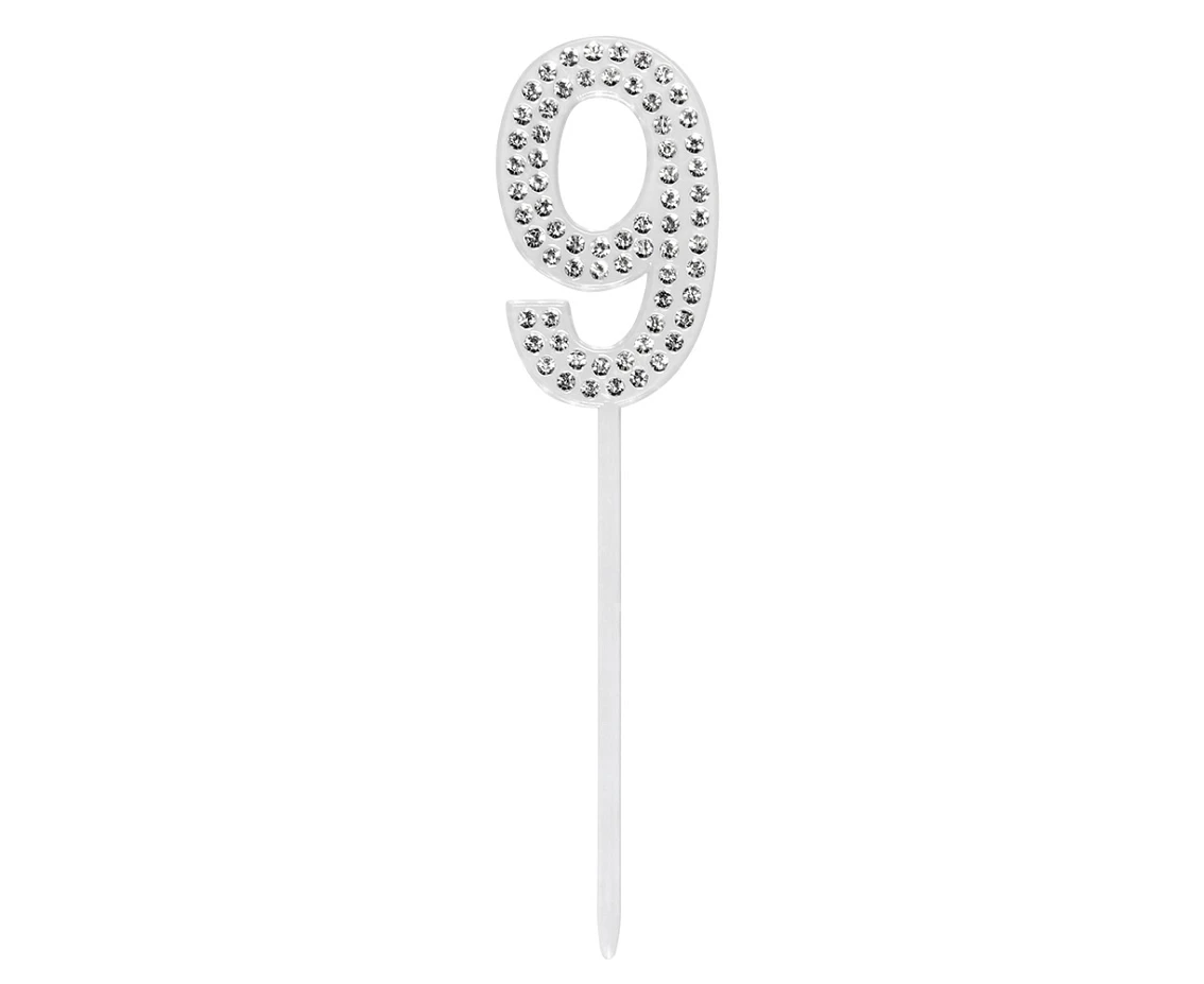 Piker diamentowy na tort 9, 2,5 x 10, 5 cm KK.