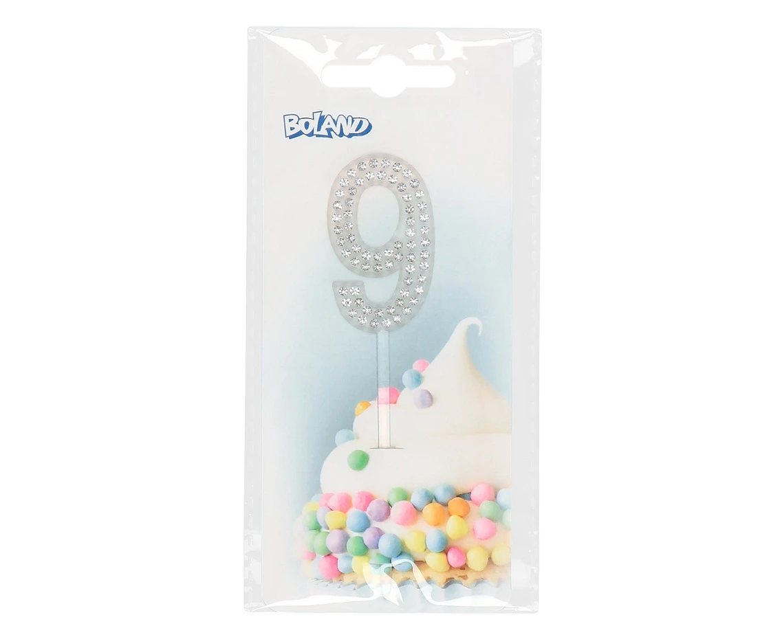 Piker diamentowy na tort 9, 2,5 x 10, 5 cm KK.